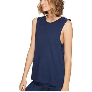 Rachel Zoe navy blue tank top